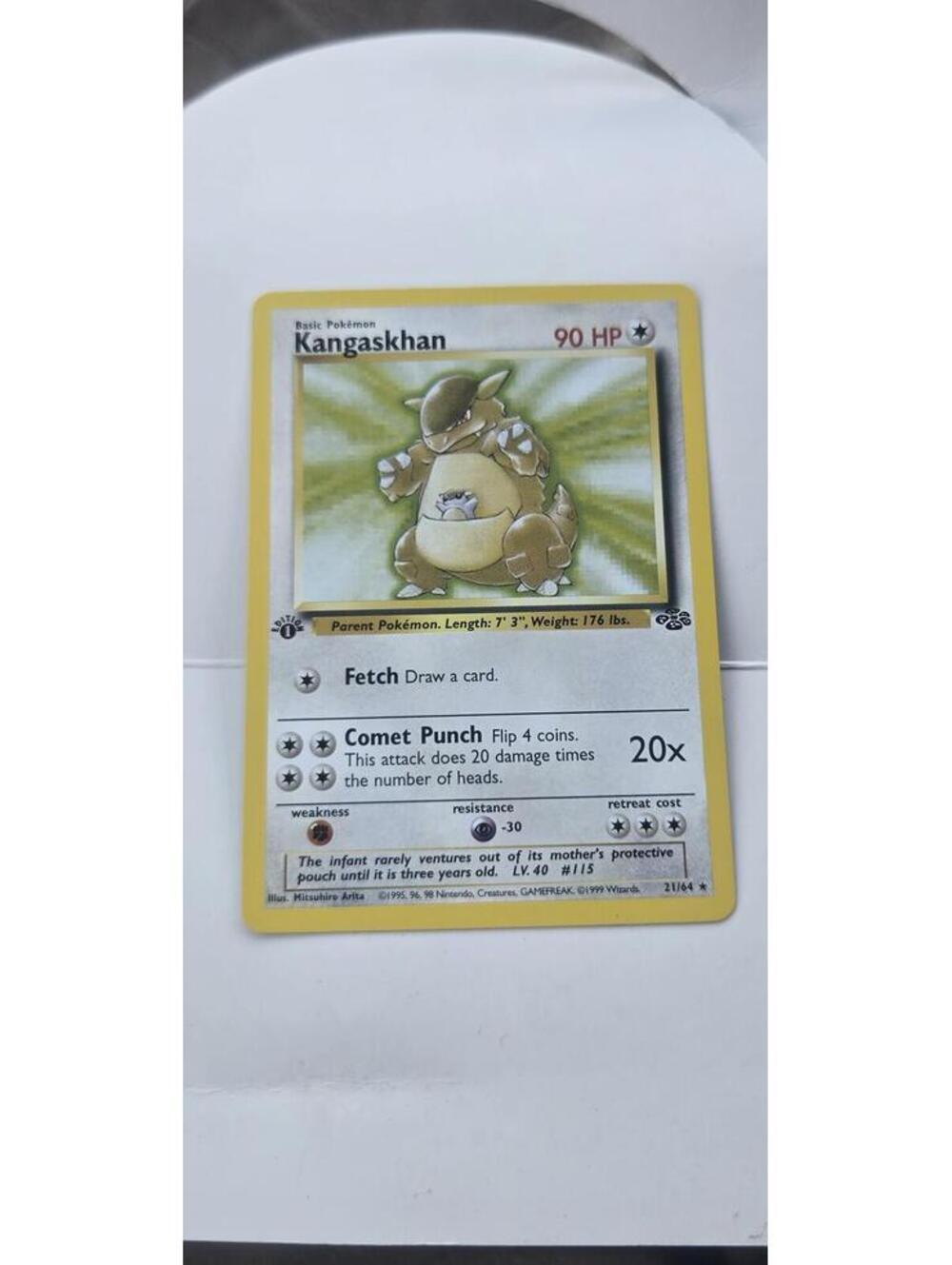 Kangaskhan 1st Edition Pokemon Card 99